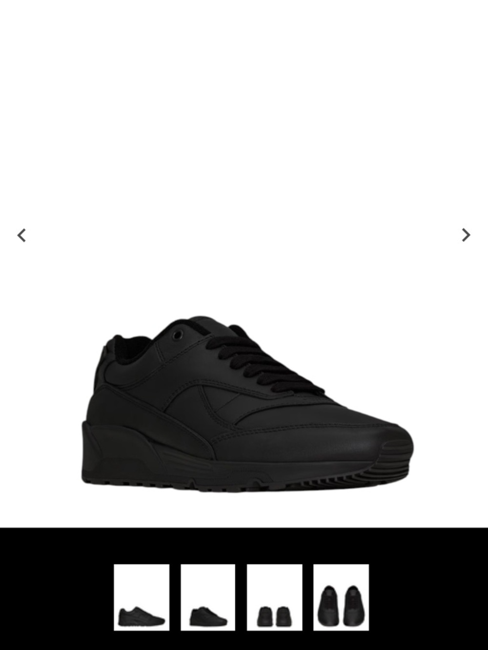 SAINT LAURENT Men's Black Athletic Sneakers